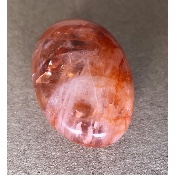 QUARTZ HÉMATOÏDE ROUGE  GALET 82 gr