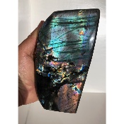 LABRADORITE BLEU-VIOLET  FORME LIBRE ENTIÈREMENT POLIE 1400 gr