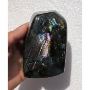 LABRADORITE AAA MULTICOLORE  FORME LIBRE ENTIÈREMENT POLIE 630 gr