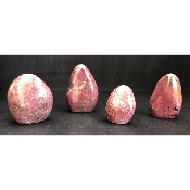 RHODONITE FORME LIBRE Lot de 4 Pièces