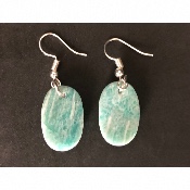 AMAZONITE BOUCLE D'OREILLE