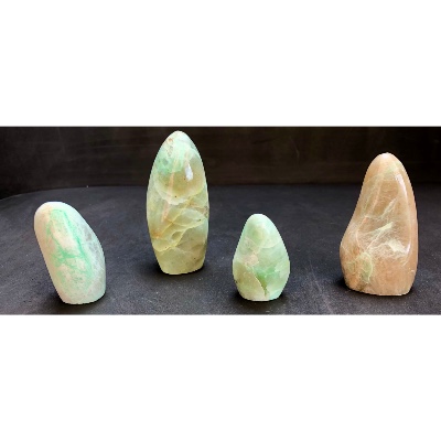 GARNIERITE FORME LIBRE Lot de 4 Pièces