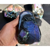 LABRADORITE MULTICOLORE  POLIE Lot de 4 pièces