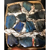 LABRADORITE UNE FACE POLIE Carton de 12 Pièces