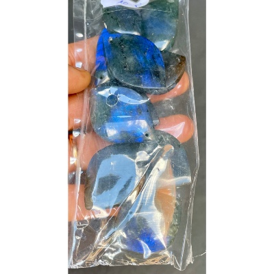 LABRADORITE bleue PENDENTIF Sachet de 10 Pièces