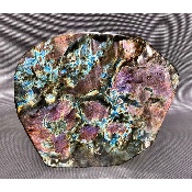 LABRADORITE AAA VIOLETTE MULTICOLORE UNE FACE POLIE 11180 gr