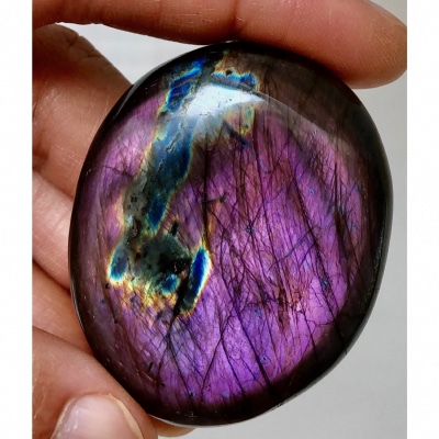 LABRADORITE GALET VIOLET 65 gr