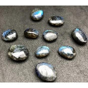 LABRADORITE bleue GALET Lot de 10 pièces