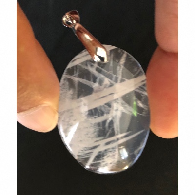 QUARTZ CRISTAL PENDENTIF 12,4 gr