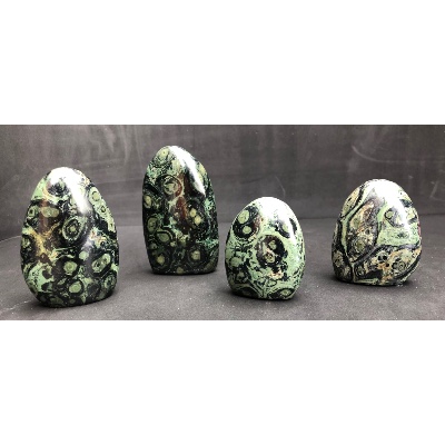 JASPE Kambaba FORME LIBRE Lot de 4 Pièces