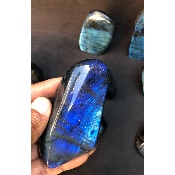 LABRADORITE bleue FORME LIBRE polie Lot de 12pièces 