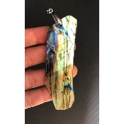 LABRADORITE Forme Libre PENDENTIF 33,6 gr