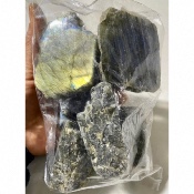 LABRADORITE UNE FACE POLIE Lot de 1Kg