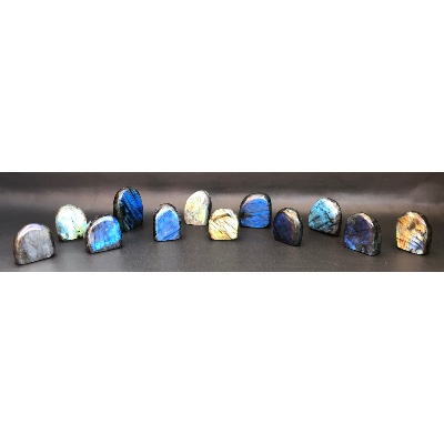 LABRADORITE Forme Libre Polie Lot de 12 pièces