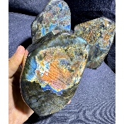 LABRADORITE Entièrement POLIE Lot de 4061 g