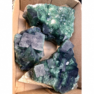 Fluorite brute lot de 3,16 kg