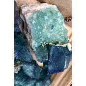 Fluorite brute lot de 1,57 kg