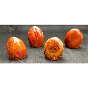 JASPE ROUGE FORME LIBRE lot de 4 Pièces