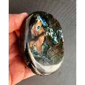 LABRADORITE GALET MULTICOLORE 330g