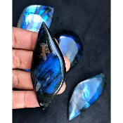LABRADORITE bleue PENDENTIF Grand Modèle Paquet de 5 Pièces