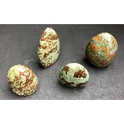 CHRYSOPRASE FORME LIBRE Lot de 4 pièces