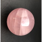 QUARTZ ROSE BOULE étoilée 815 gr