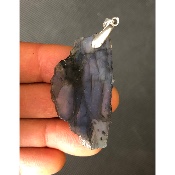 LABRADORITE "design blue" PENDENTIF 15,5 gr