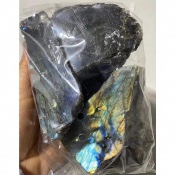 LABRADORITE UNE FACE POLIE Lot de 1Kg