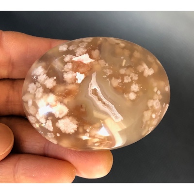 AGATE  FLEUR GALET 109 gr