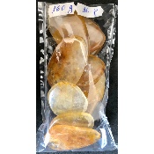 QUARTZ HÉMATOÏDE JAUNE CABOCHON sachet de 10pièces