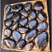 LABRADORITE Multicolore-violet GALET Carton de 22 pièces