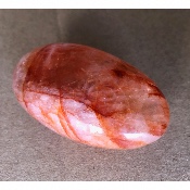 QUARTZ HÉMATOÏDE ROUGE  GALET 82 gr