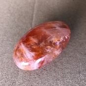 QUARTZ HÉMATOÏDE ROUGE  GALET 82 gr