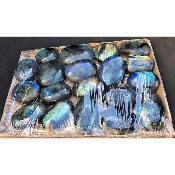 LABRADORITE GALET Lot de 19 pièces