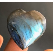 LABRADORITE BLEUE petit COEUR