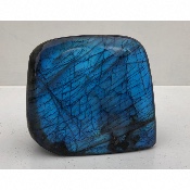 LABRADORITE BLEUE  FORME LIBRE ENTIÈREMENT POLIE 1640 gr