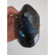 LABRADORITE aa BLEUE FORME LIBRE ENTIÈREMENT POLIE 810 gr