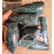 APATITE BLEUE FORME LIBRE sachet de 6 pièces