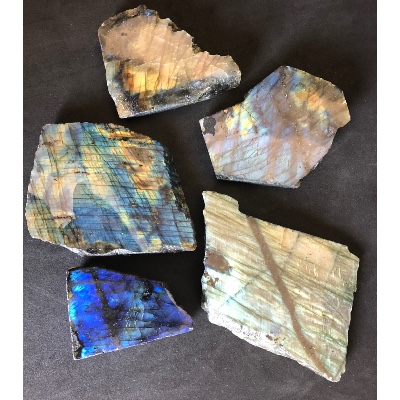 LABRADORITE MAGNÉTIQUE paquet de 5 Pièces