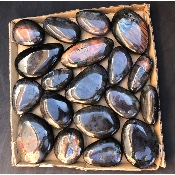 LABRADORITE Multicolore-violet GALET Carton de 19 pièces