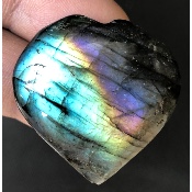 LABRADORITE ARC-EN-CIEL petit COEUR