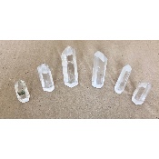 QUARTZ CRISTAL PRISME Lot de 6 pièces