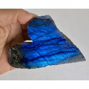 LABRADORITE BLEUE UNE FACE POLIE 158 gr