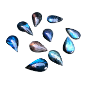 LABRADORITE Pendentif GOUTTE Sachet de 10 Pièces