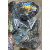 LABRADORITE UNE FACE POLIE Lot de 1Kg