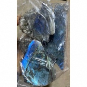 LABRADORITE UNE FACE POLIE Lot de 1Kg
