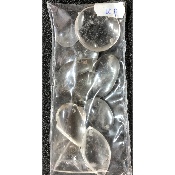 QUARTZ CRISTAL PENDENTIF sachet de 10 pièces