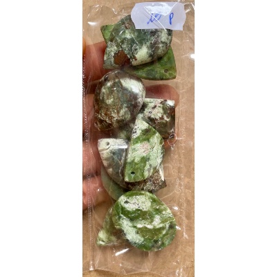 CHRYSOPRASE PENDENTIF sachet de 10 Pièces
