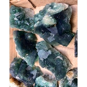 Fluorite brute lot de 10 pièces