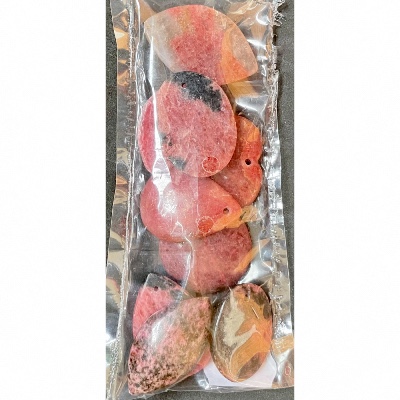 RHODONITE PENDENTIF sachet de 10 Pièces